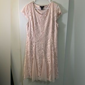 Light pink floral dress